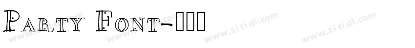 Party Font字体转换
